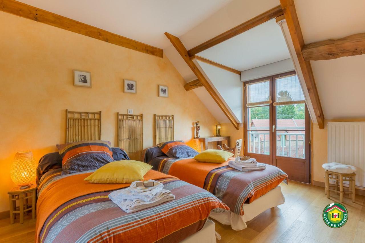 Bed and Breakfast Le Moulin Aux Moines Croissy-sur-Celle Exterior foto